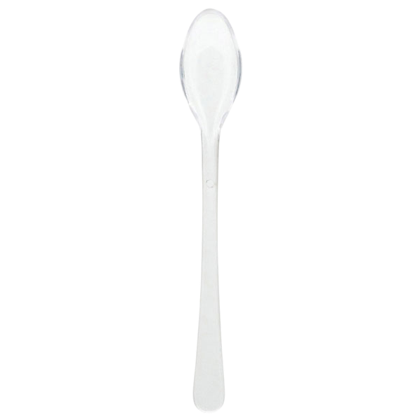 Mini Spoons Plastic Clear